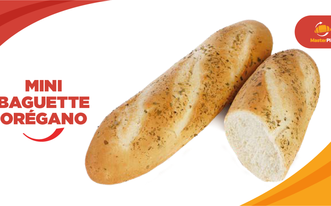 Mini Baguette de Orégano listo para hornear y sorprender