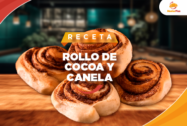 Elabora rollo de cocoa y canela con aroma y sabor excepcionales