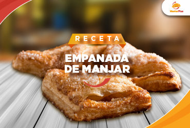 Cautiva a tus clientes con una empanada de manjar suave, dorada y llena de sabor